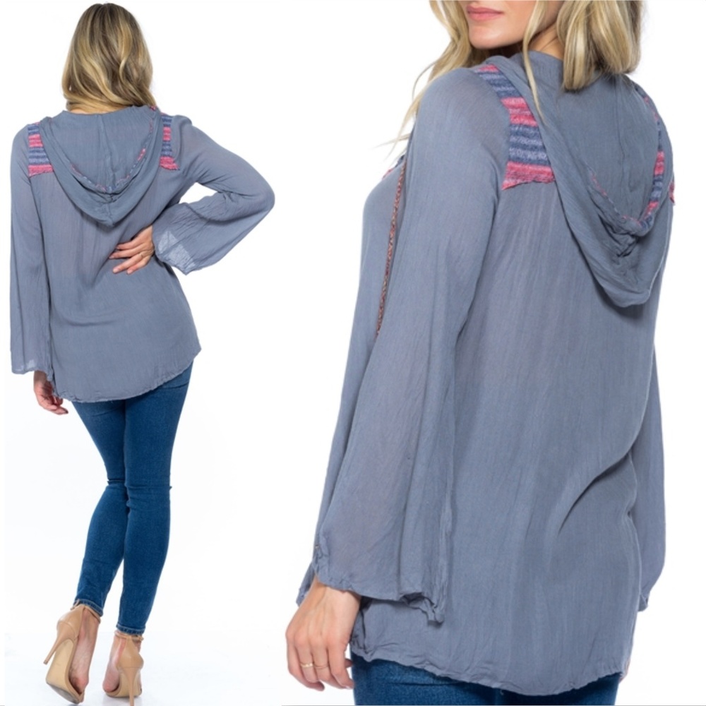 BOHO BEAUTY Hooded Top - Picture 2 of 4